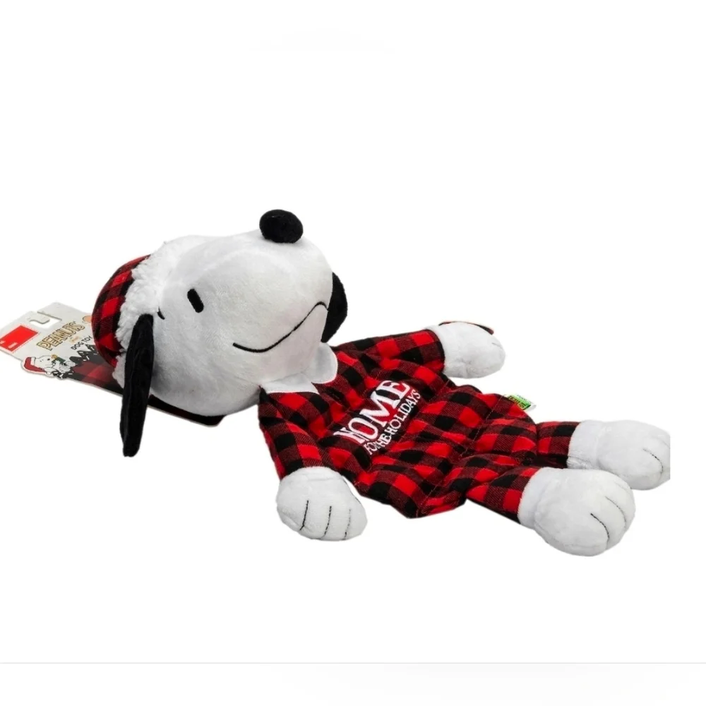 Peanuts Snoopy Christmas Dog Toy Home For Holidays NWT